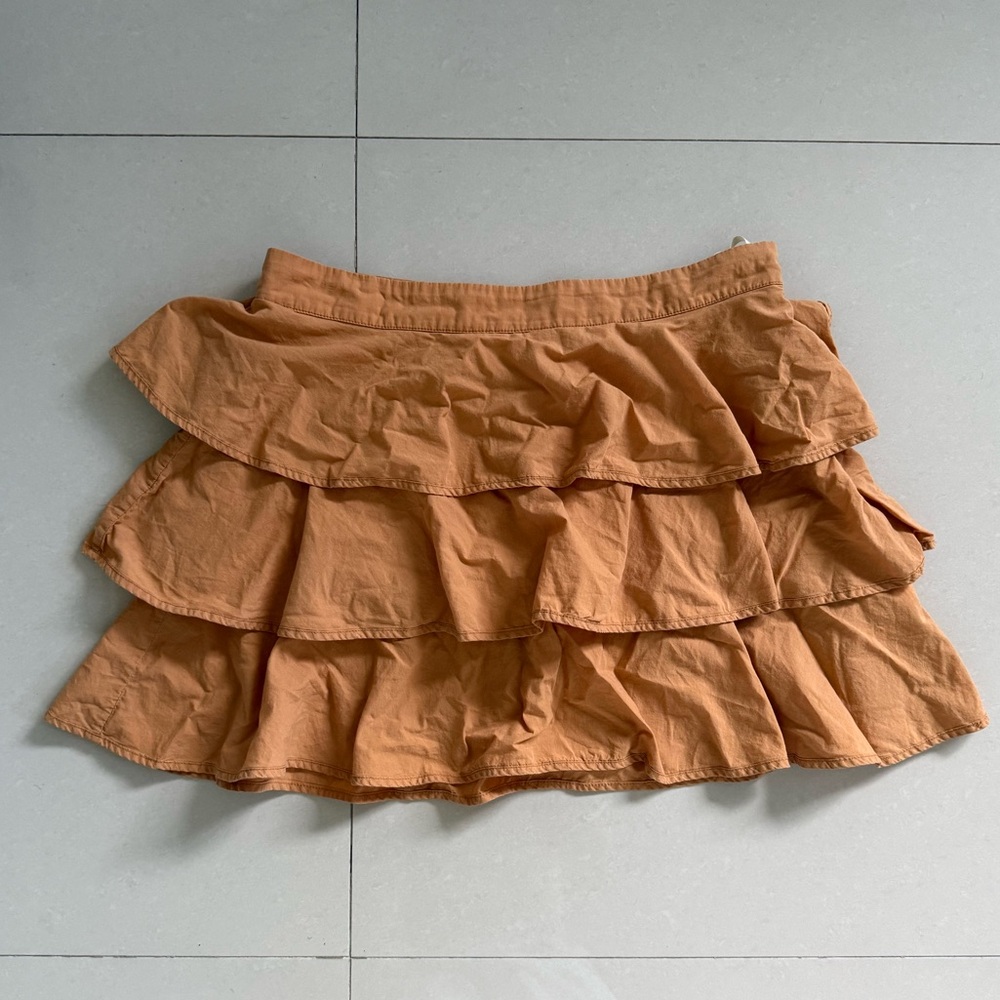 Farm Rio Orange Mini Skirt